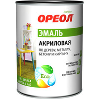 Краска Ореол Акриловая 1.9 кг (белый глянцевый)