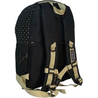 Городской рюкзак Yeso (Outmaster) 26001-1 (черный/бежевый, с карманом на спинке)