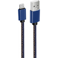 Кабель Olmio 041652 USB Type A - Lighting (1.2 м, синий)