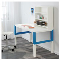 Стол Ikea Поль (белый/синий) 092.512.73