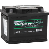 Автомобильный аккумулятор GIGAWATT G55R (56 А·ч)