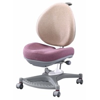 Детское ортопедическое кресло CooBee 138 с чехлом (пудровый розовый)