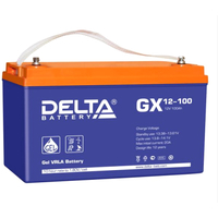 Аккумулятор для ИБП Delta GX 12-100 (12В/100 А·ч)