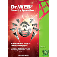 Система защиты от интернет-угроз Dr.Web Security Space Pro (1 ПК, 1 год, продление) CFW-W12-0001-2