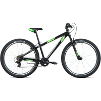 Велосипед Forward Toronto 26 1.2 2022 (черный/ярко-зеленый)