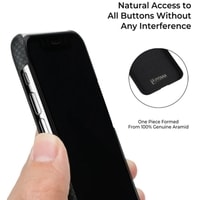 Чехол для телефона Pitaka MagEZ для iPhone Xs Max (plain, черный/серый)