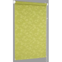 Мини рулонные шторы Delfa Сантайм Жаккард СРШ 01МД 8714 115x170 (зеленый, версаль)
