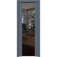 Межкомнатная дверь ProfilDoors 8U L 60x200 (антрацит/триплекс зеркальный)