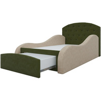 Кровать Mebelico Майя 140x70 (зеленый/бежевый)