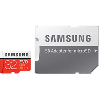Карта памяти Samsung EVO Plus microSDHC 32GB + адаптер