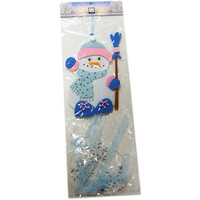 Елочная игрушка Кониксъю Снеговик синий
