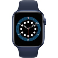 Умные часы Apple Watch Series 6 44 мм Воcстановленный by Breezy, грейд A (алюминий синий/темный ультрамарин)