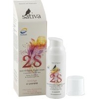  Sativa Крем-флюид ночной №28 для профилактики и коррекции морщин 50 мл