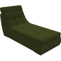Элемент модульного дивана Лига диванов Холидей люкс 105639 (микровельвет, зеленый)