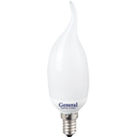Люминесцентная лампа General Lighting Candle E14 11 Вт 4000 К [7047]