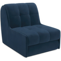 Кресло-кровать Мебель-АРС Барон №2 (велюр, темно-синий Luna 034)