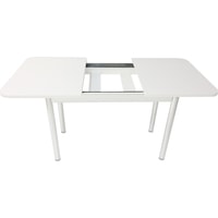 Кухонный стол Solt СТД-10 (белый/ноги круглые белые)