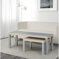Журнальный столик Ikea Лакк комплект (серый) 403.798.77