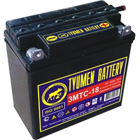 Мотоциклетный аккумулятор Tyumen Battery Лидер 3МТС-18 (18 А·ч)