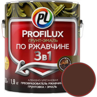 Грунт-эмаль Profilux По ржавчине 3в1 (1.9 кг, коричневый)