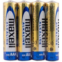 Батарейка Maxell Alkaline AAA 4 шт (в пленке)