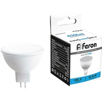 Светодиодная лампочка Feron LB-3024 5.5 Вт 230V G5.3 6500K 41389