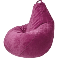 Кресло-мешок Palermo Bormio микровелюр XL (сияющая орхидея)