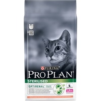 Сухой корм для кошек Pro Plan Sterilised Adult Optirenal с лососем 10 кг