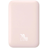 Внешний аккумулятор Baseus Magnetic Wireless PPCX020004 6000mAh (розовый)