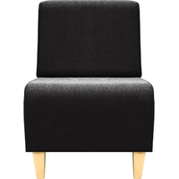 Интерьерное кресло Brioli Руди Д (рогожка, J22 графит/светлые ножки)