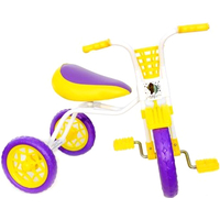 Детский велосипед Самокатыч Зубренок (желтый/фиолетовый)