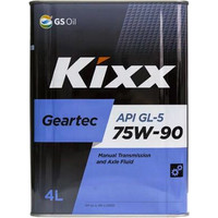 Трансмиссионное масло Kixx Geartec GL-5 75W90 L296244TE1 4 л