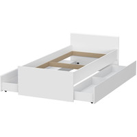 Кровать NN мебель Токио Ящик для кровати 80x190 00-00106122 (белый текстурный)