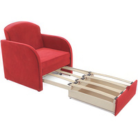 Кресло-кровать Мебель-АРС Малютка (микровельвет, кордрой красный)