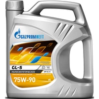Трансмиссионное масло Gazpromneft GL-5 75W-90 4л 253651868