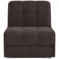Кресло-кровать Мебель-АРС Барон №2 (микровельвет, коричневый кордрой)