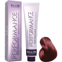 Крем-краска для волос Ollin Professional Performance 6/5 темно-русый махагоновый