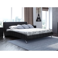 Кровать Ormatek Corso-2 200x200 (экокожа, кайман черный)