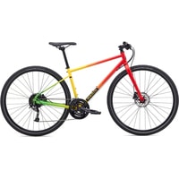 Велосипед Marin Muirwoods XXL 2020 (красный/желтый/зеленый)