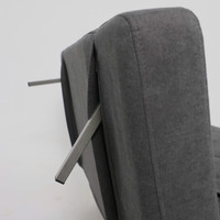 Кресло-кровать DiArt Элли 80 104185 (Antonio grafit/бук) в Борисове