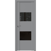 Межкомнатная дверь ProfilDoors 21U L 80x200 (манхэттен, стекло черный лак)