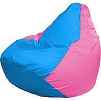 Кресло-мешок Flagman Груша Медиум Г1.1-277 (голубой/розовый)
