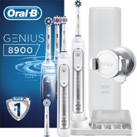 Комплект зубных щеток Oral-B Genius 8900 D701.535.5XC (белый)