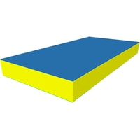 Cпортивный мат Romana 1x0.5x0.1м ДСМ1-100.50.10-18 (голубой/желтый)