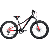 Велосипед Novatrack Dozer 6.D 2021 (черный/красный)
