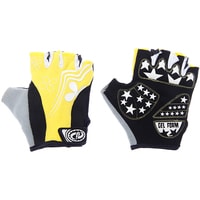 Перчатки Jaffson SCG 47-0122 (L, черный/белый/желтый)