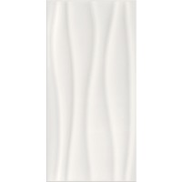 Керамическая плитка Opoczno Basic Palette White Glossy Wave 600x297 [OP631-031-1]