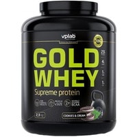 Протеин сывороточный (концентрат) Vplab Gold Whey Supreme (печенье-крем, 2300 г)