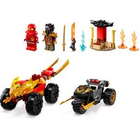 Конструктор LEGO Ninjago 71789 Кай и Рас: Битва на машине и мотоцикле