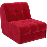Кресло-кровать Мебель-АРС Барон №2 (микровельвет, красный кордрой) в Солигорске